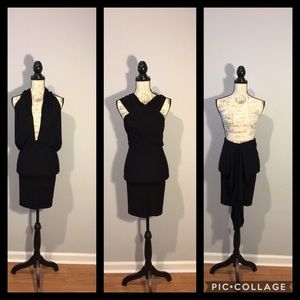 Charles Chang Lima Black Infinity Dress / Skirt